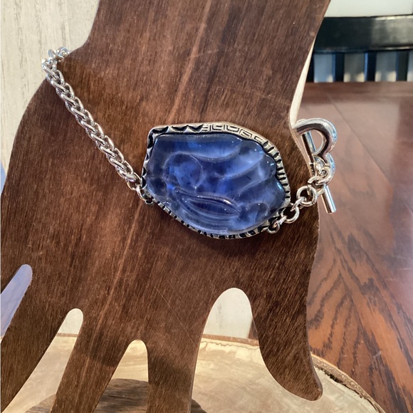 Midnight Blue Glass Bracelet - Picture 3 of 4